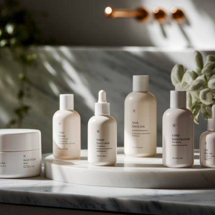 bouteilles-essence-cosmetiques-marbre-plantes