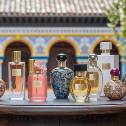 flacons-parfum-table-cour-espagnole