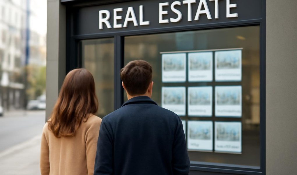 couple-agence-immobiliere-vitrine-urbaine