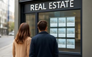 couple-agence-immobiliere-vitrine-urbaine