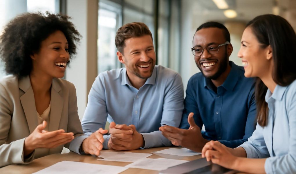 groupe-employes-table-bureau-moderne