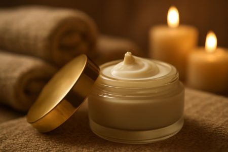 masque-soin-luxe-serviettes-bougies