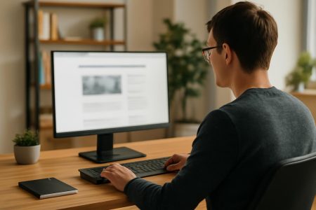 personne-bureau-moderne-ordinateur-plantes