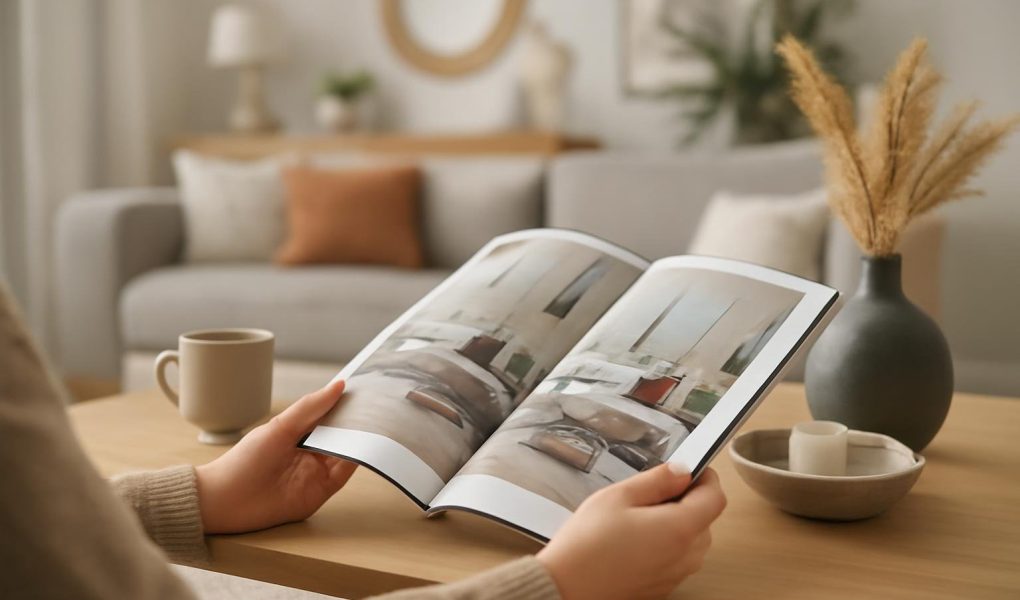 personne-feuillete-magazine-salon-stylise