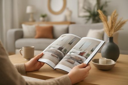 personne-feuillete-magazine-salon-stylise