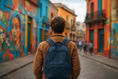 personne-murales-colorées-architecture-traditionnelle