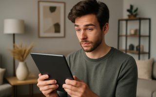 personne-salon-moderne-tablette-decor-tendance