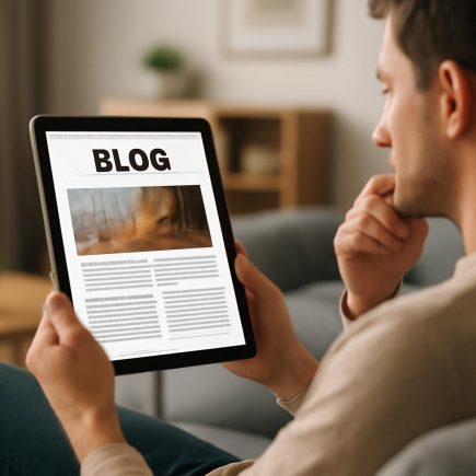 personne-tablette-salon-moderne