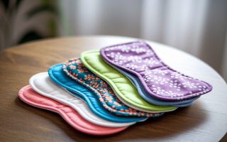 serviettes-lavables-colorees-table-bois