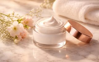 pot-creme-marbre-fleurs-serviette
