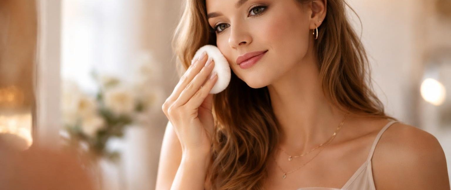 femme-applique-poudre-visage-miroir