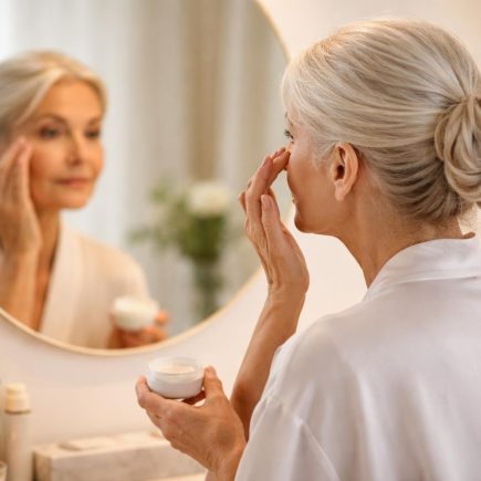 femme-mature-creme-miroir-elegant