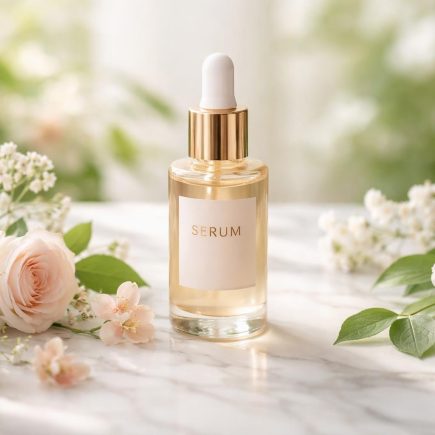 flacon-serum-marbre-fleurs-feuilles