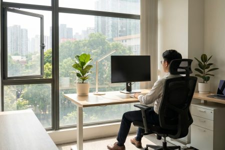 Comment optimiser la posture, l'éclairage et l'aération pour un bureau ergonomique
